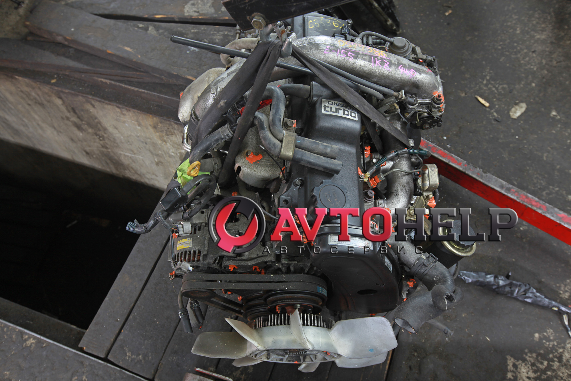 Завершена работа по установке дизельного японского двигателя Toyota 1KZ-TE 4WD на Соболь.
