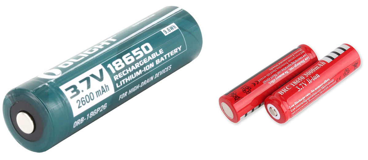 18650 литий-ионные батареи