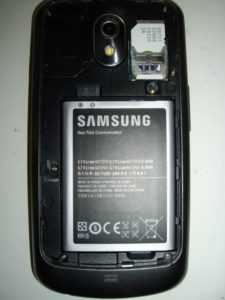 Аккумулятор телефона Samsung