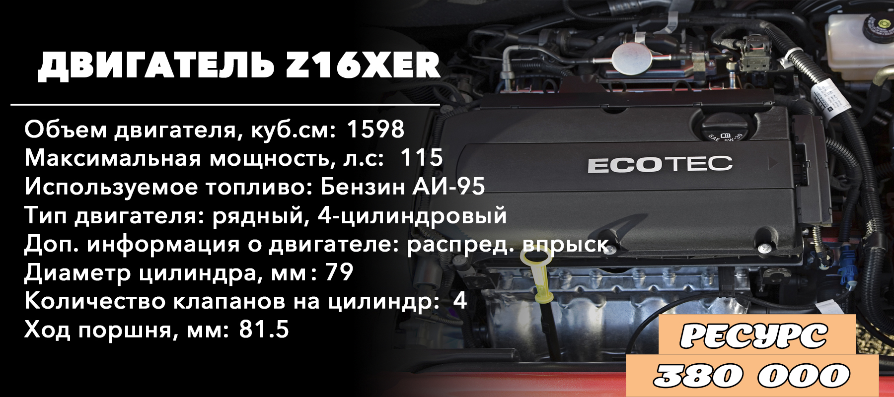 Ресурс двигателя 1.6 - Z16XER