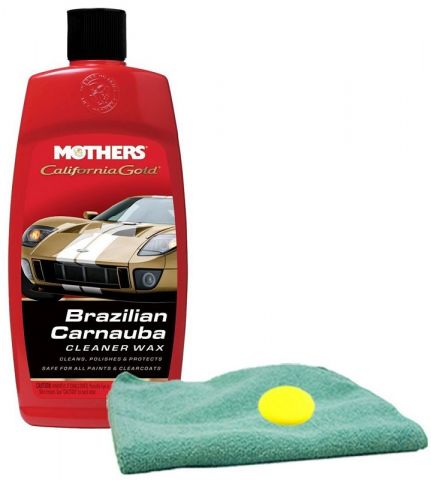 Водоотталкивающий Mothers California Gold Brazilian Carnauba Cleaner Wax