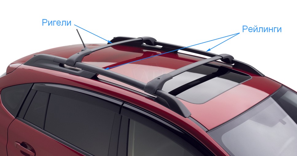 Рейлинги и ригели на багажник на крышу авто