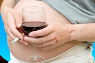 Алкоголь и сигареты - факторы появления внутриутробной патологии у ребенка