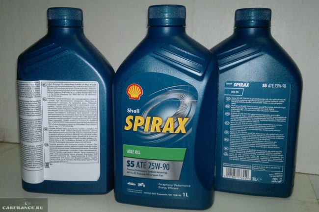 Трансмиссионное масло Shell Spirax S5 ATE 75W90 GL4/GL5