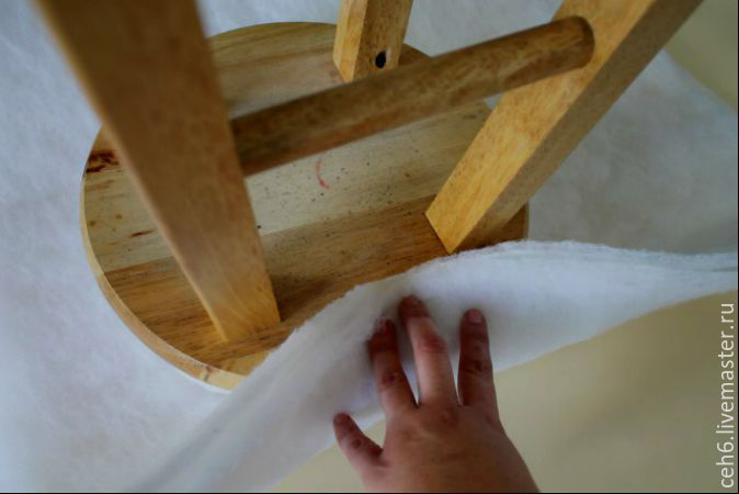 Как сделать стильное мягкое сиденье для деревянного стула, фото № 9