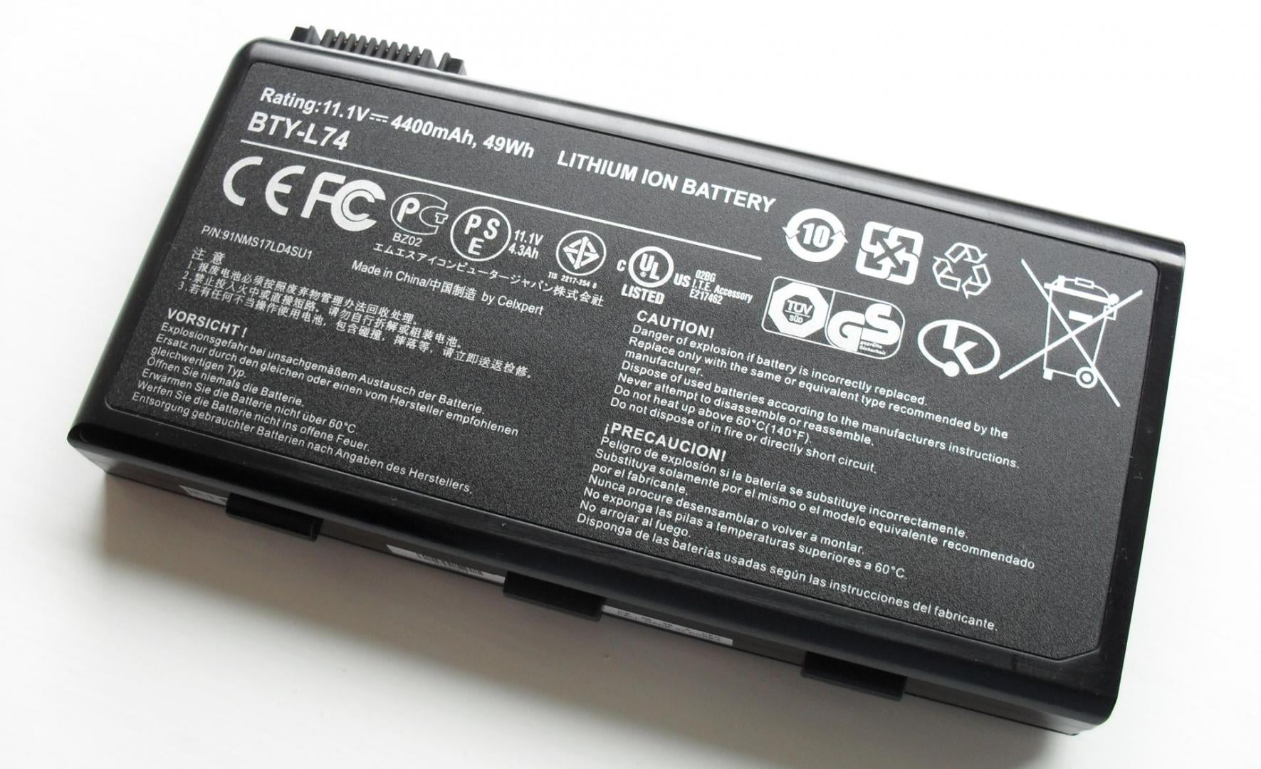 Li-ion (laptop) батарея фото