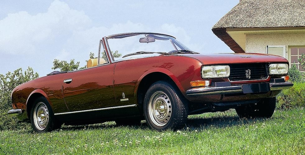 Спортивный кабриолет на шасси Peugeot-504 среднего класса. 1970 год