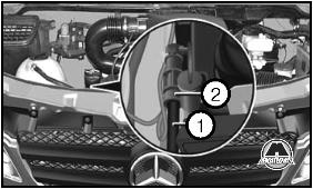 Удаление воды из топливного фильтра Mercedes Sprinter