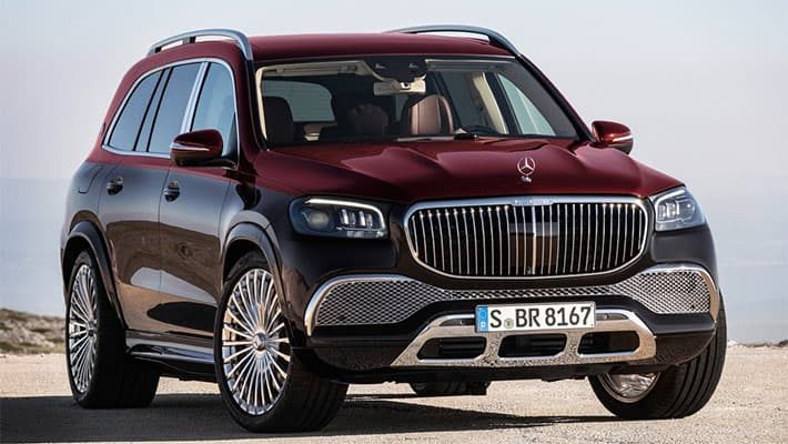 фото Mercedes-Maybach GLS 600 2020-2021 вид спереди