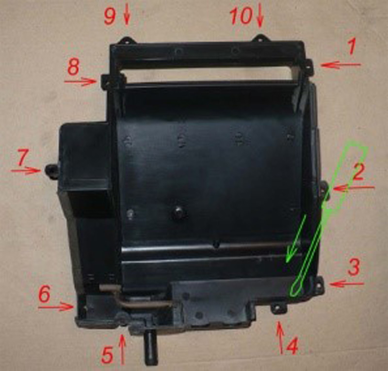Инструкция для замены радиатора печки Шевроле Ланос