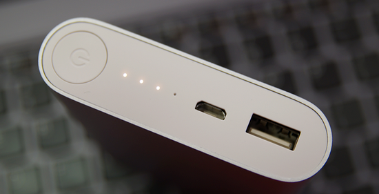 Светодиоды внешнего аккумулятора Xiaomi к ноутбуку