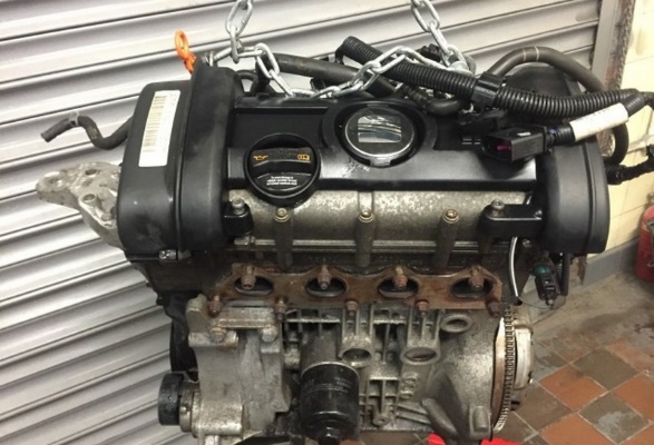 Демонтированный двигатель CGGB