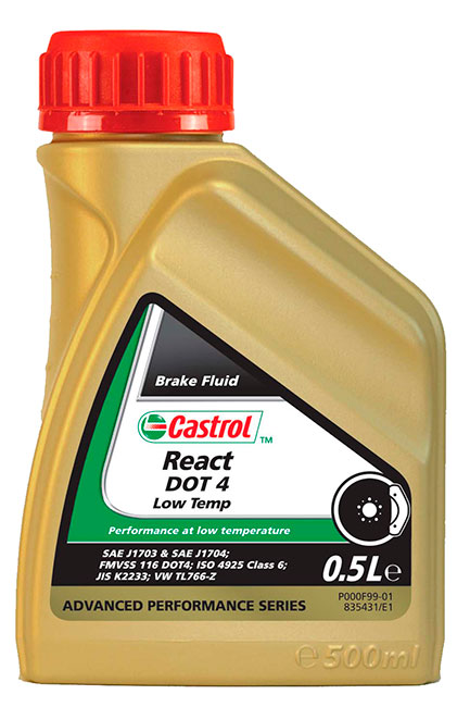 Castrol React DOT4 Low Temp